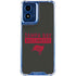 NFL Tampa Bay Buccaneers Brown Performance Series Moto G 5G (2024) Clear Case