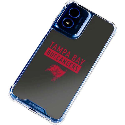 NFL Tampa Bay Buccaneers Brown Performance Series Moto G 5G (2024) Clear Case