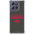 NFL Tampa Bay Buccaneers Brown Performance Series Moto G Stylus 5G (2025) Clear Case