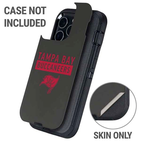 NFL Tampa Bay Buccaneers Brown Performance Series Otterbox Defender iPhone Skin