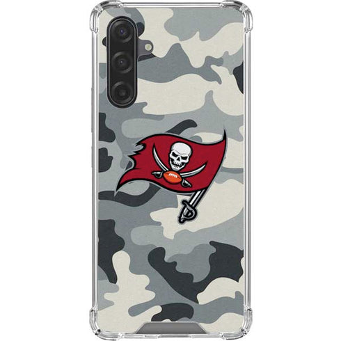 NFL Tampa Bay Buccaneers Camo Galaxy A17 Clear Case