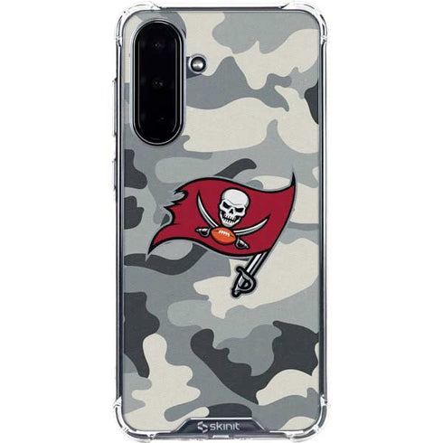 NFL Tampa Bay Buccaneers Camo Galaxy A36 5G Clear Case