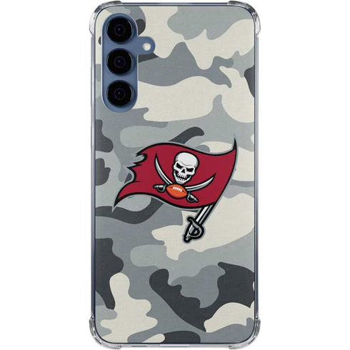 NFL Tampa Bay Buccaneers Camo Galaxy A55 5G Clear Case