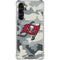 NFL Tampa Bay Buccaneers Camo Galaxy S24 FE Clear Case