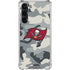 NFL Tampa Bay Buccaneers Camo Galaxy S24 FE Clear Case