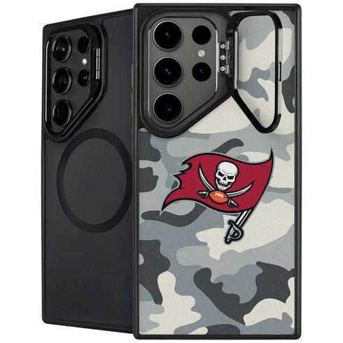 NFL Tampa Bay Buccaneers Camo Galaxy S25 Ultra Kickstand Case