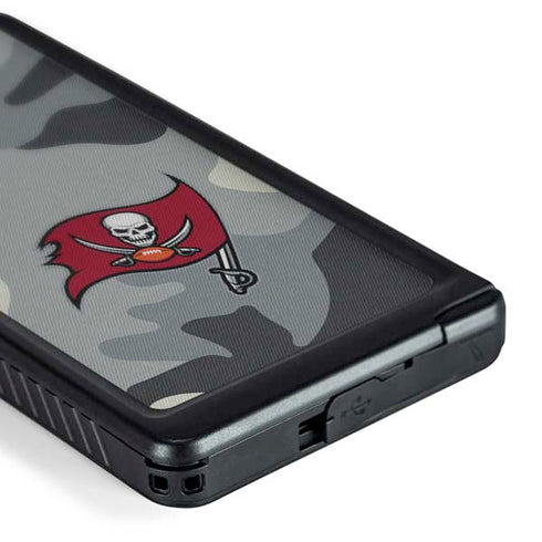 NFL Tampa Bay Buccaneers Camo Galaxy S24 Ultra Waterproof Case