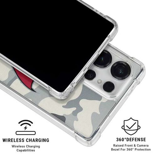 NFL Tampa Bay Buccaneers Camo Galaxy S26 Ultra Clear Case