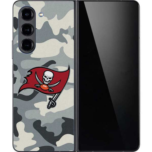 NFL Tampa Bay Buccaneers Camo Galaxy Z Fold5 5G Skin