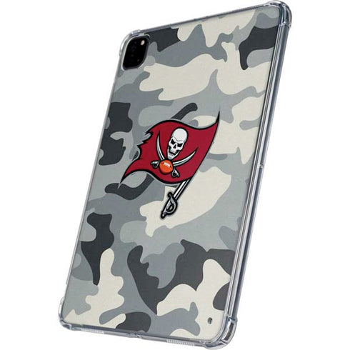 NFL Tampa Bay Buccaneers Camo iPad Pro 11in (2024) Clear Case