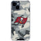 NFL Tampa Bay Buccaneers Camo iPhone 15 Clear Case