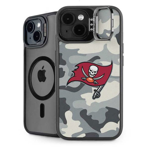 NFL Tampa Bay Buccaneers Camo iPhone 15 Kickstand Case