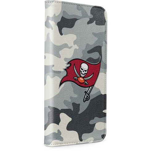 NFL Tampa Bay Buccaneers Camo iPhone 15 Pro Max Folio Case