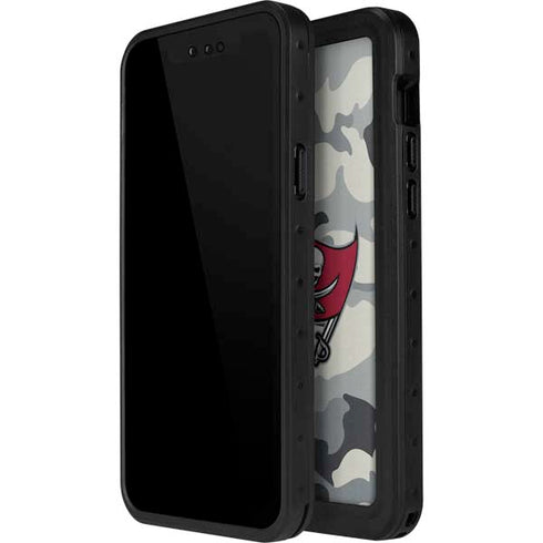 NFL Tampa Bay Buccaneers Camo iPhone 15 Pro Waterproof Case