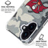 NFL Tampa Bay Buccaneers Camo iPhone 16 Clear Case