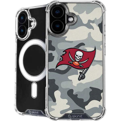 NFL Tampa Bay Buccaneers Camo iPhone 16 MagSafe Case