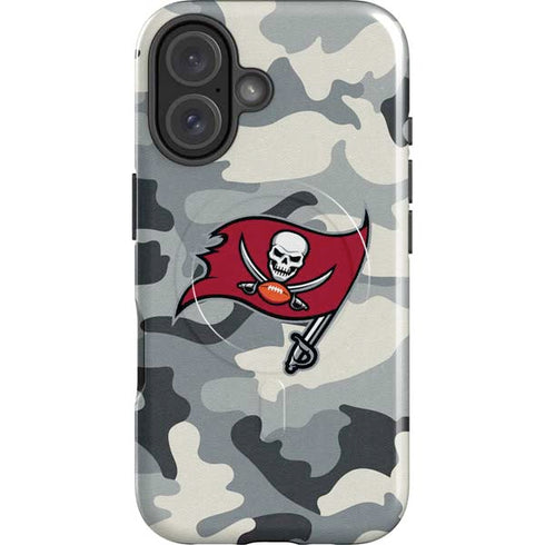 NFL Tampa Bay Buccaneers Camo iPhone 16 Magsafe Impact Case