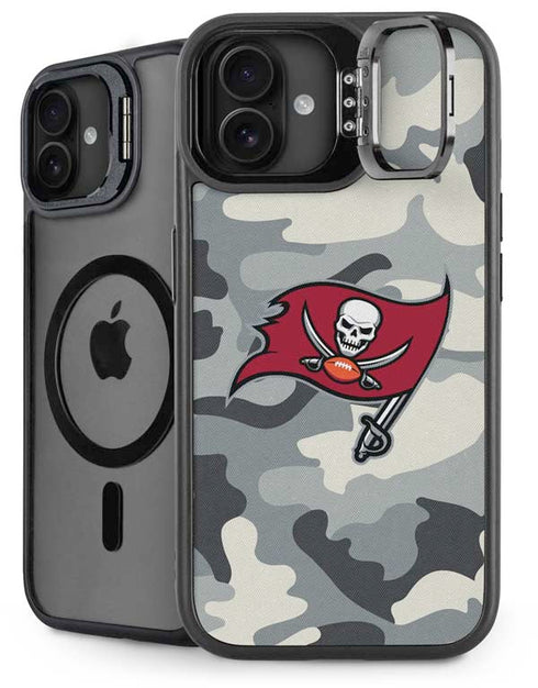 NFL Tampa Bay Buccaneers Camo iPhone 16 Plus Kickstand Case