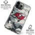 NFL Tampa Bay Buccaneers Camo iPhone 16 Pro Clear Case