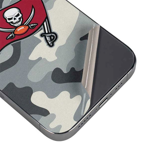 NFL Tampa Bay Buccaneers Camo iPhone 16 Pro Skin