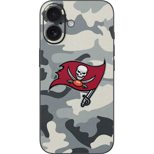 NFL Tampa Bay Buccaneers Camo iPhone 16 Skin