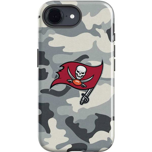 NFL Tampa Bay Buccaneers Camo iPhone 16e Impact Case