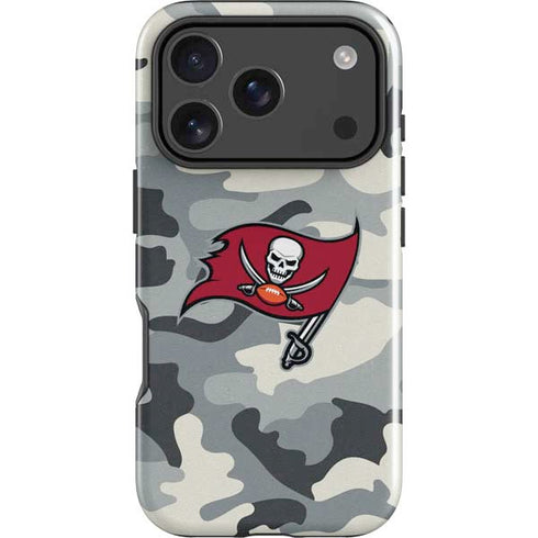 NFL Tampa Bay Buccaneers Camo iPhone 18 Pro Impact Case