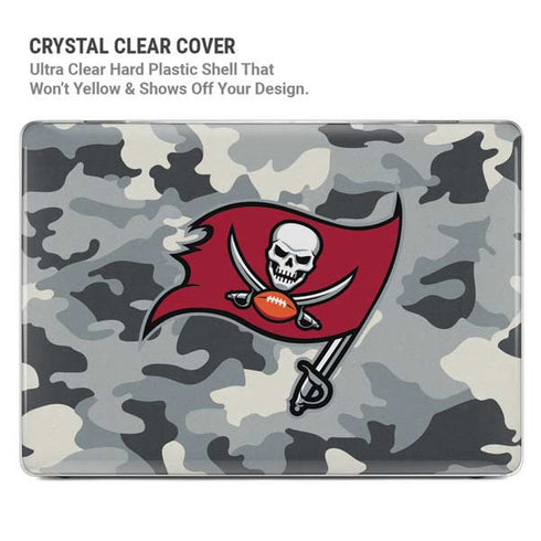 NFL Tampa Bay Buccaneers Camo MacBook Pro 14in (2021-24) Case plus Skin