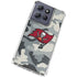 NFL Tampa Bay Buccaneers Camo Moto G 5G (2025) Clear Case