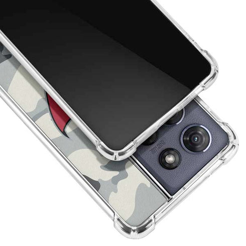 NFL Tampa Bay Buccaneers Camo Moto G 5G (2025) Clear Case