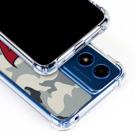 NFL Tampa Bay Buccaneers Camo Moto G 5G (2024) Clear Case