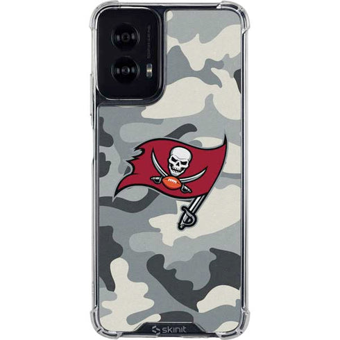 NFL Tampa Bay Buccaneers Camo Moto G Power 5G (2024) Clear Case