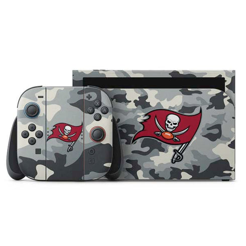 NFL Tampa Bay Buccaneers Camo Nintendo Switch 2 (2025) with Joy-Con Skin