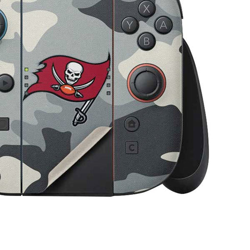 NFL Tampa Bay Buccaneers Camo Nintendo Switch 2 (2025) Joy-Con Controller Skin