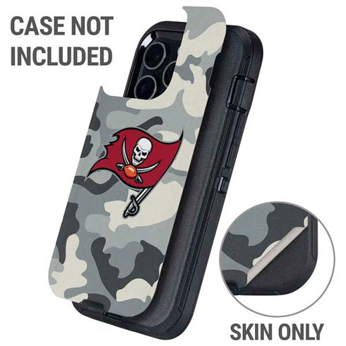 NFL Tampa Bay Buccaneers Camo Otterbox Defender iPhone Skin