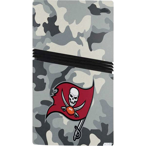 NFL Tampa Bay Buccaneers Camo PS5 Pro Console Skin