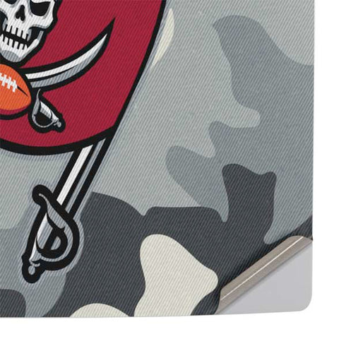 NFL Tampa Bay Buccaneers Camo PS5 Pro Console Skin