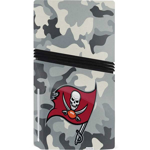 NFL Tampa Bay Buccaneers Camo PS5 Pro Disk Bundle Skin
