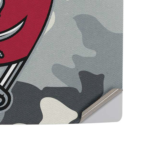 NFL Tampa Bay Buccaneers Camo PS5 Pro Disk Console Skin
