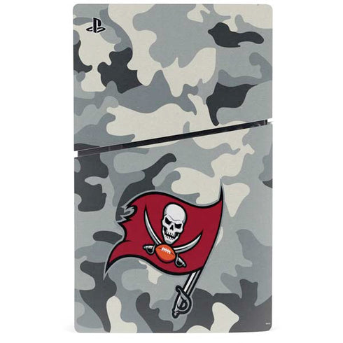 NFL Tampa Bay Buccaneers Camo PS5 Slim Digital Edition Console Skin