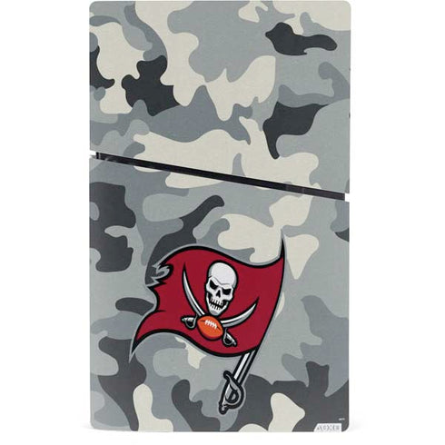 NFL Tampa Bay Buccaneers Camo PS5 Slim Digital Edition Console Skin
