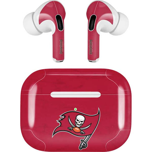 NFL Tampa Bay Buccaneers Distressed AirPods Pro 2nd Gen Skin