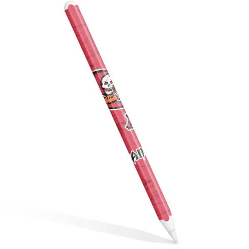 NFL Tampa Bay Buccaneers Distressed Apple Pencil (2nd Gen 2019) Skin