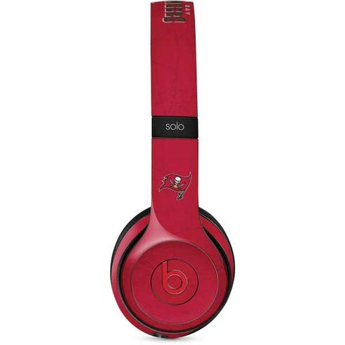NFL Tampa Bay Buccaneers Distressed Beats Solo 3 Wireless Skin