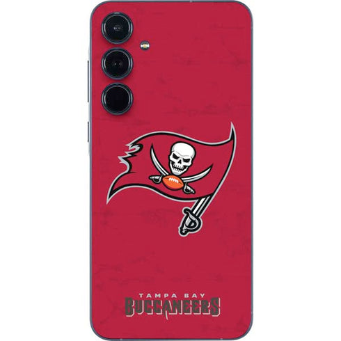 NFL Tampa Bay Buccaneers Distressed Galaxy A55 5G Skin