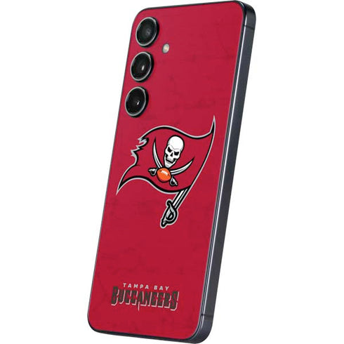 NFL Tampa Bay Buccaneers Distressed Galaxy S25 Plus Skin