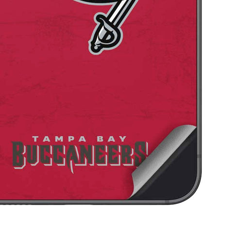 NFL Tampa Bay Buccaneers Distressed Galaxy S25 Plus Skin