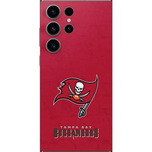 NFL Tampa Bay Buccaneers Distressed Galaxy S24 Ultra Skin