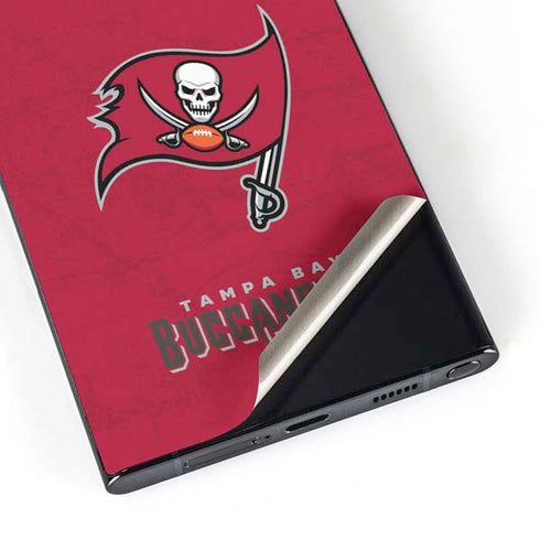 NFL Tampa Bay Buccaneers Distressed Galaxy S24 Ultra Skin