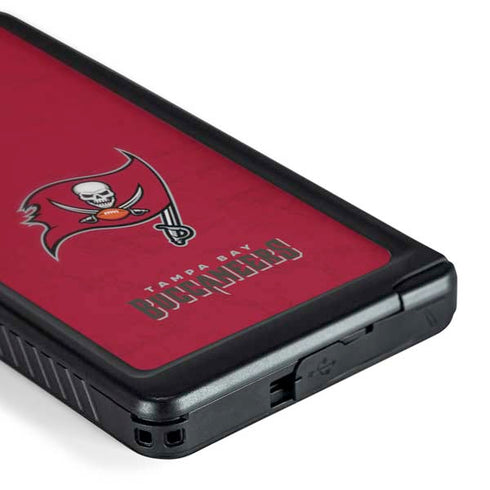 NFL Tampa Bay Buccaneers Distressed Galaxy S24 Ultra Waterproof Case